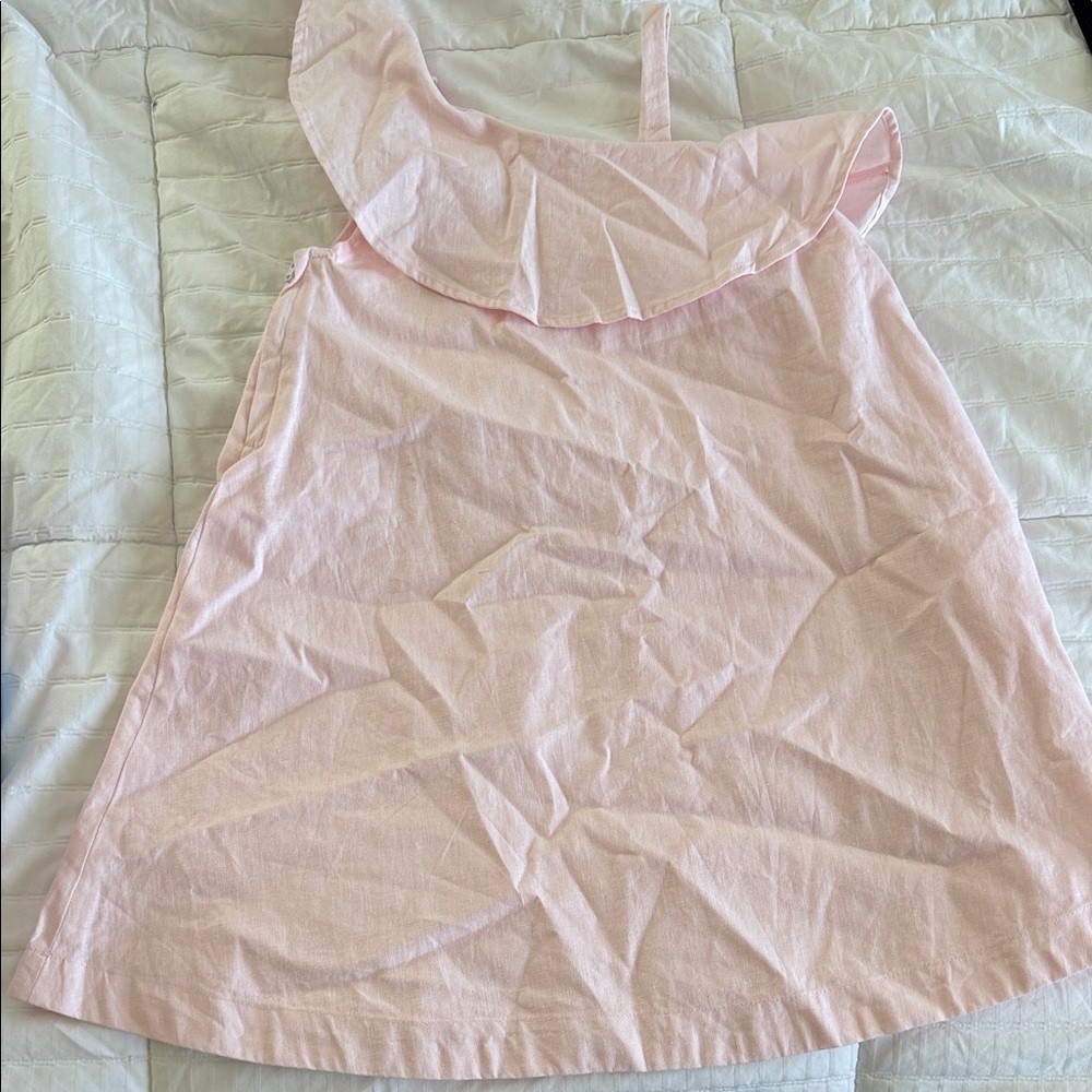 Adorable Pink Ruffle Kids Dress